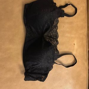 BLACK LACE BRA/CAMISOLE SIZE 38C MAIDENFORM Iike new!